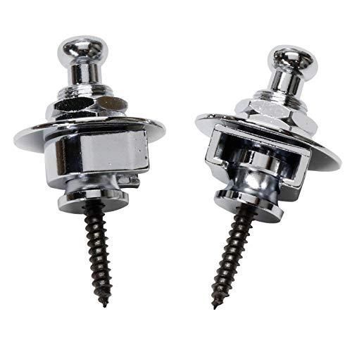 Parksons ロック式ストラップピン ギター ベース用 2個セット PSL-700C クロム