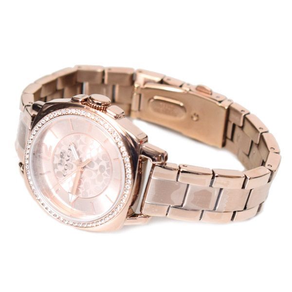 コーチ 時計 COACH ラインストーン シグネチャー ボーイフレンド