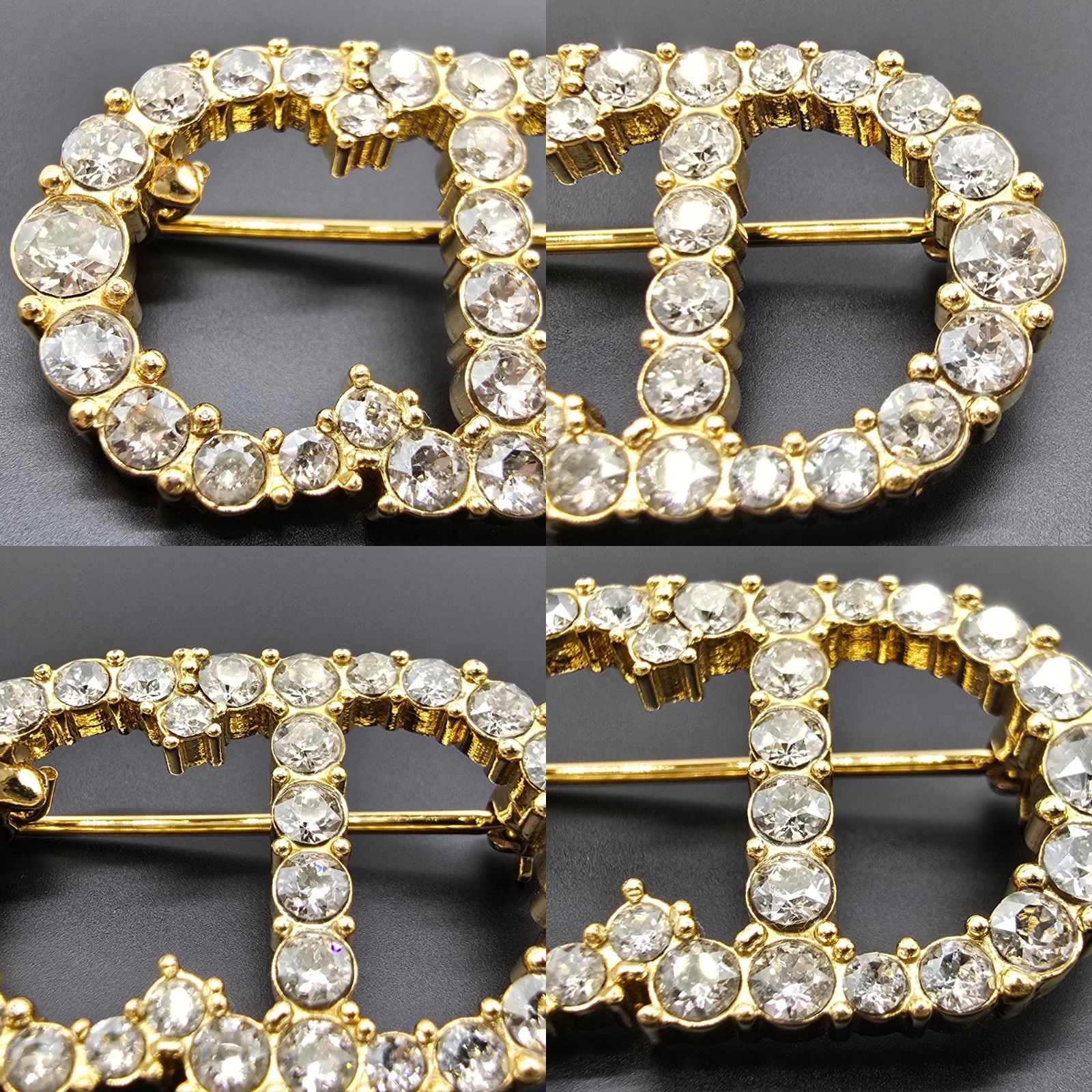 DIOR ディオール Clair D Lune クレール ディー リュヌ ブローチ CD