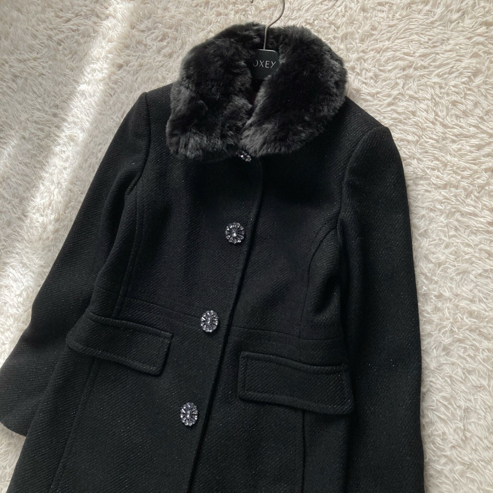 極美品 ケイトスペードニューヨーク kate spade Aラインコート ロング