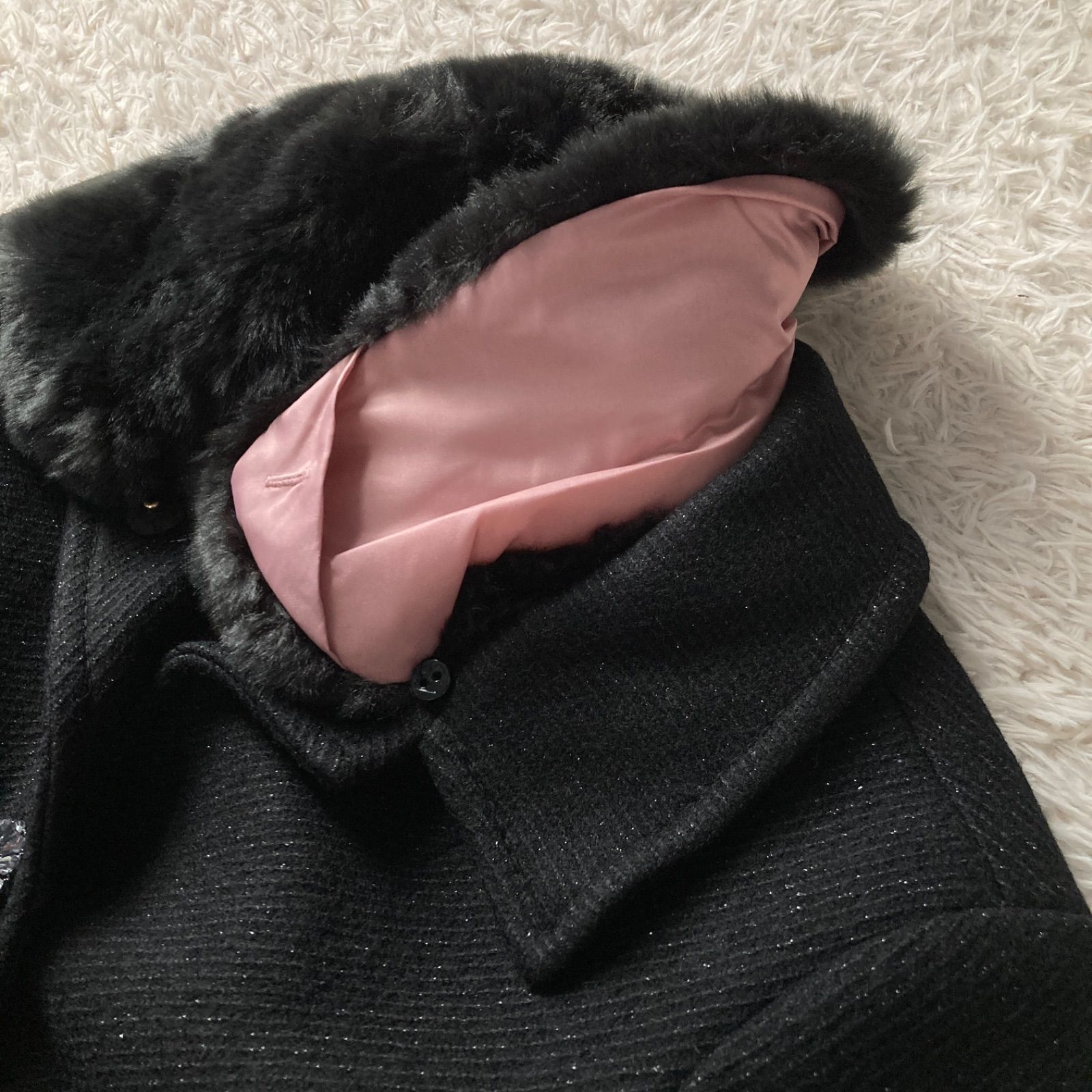 極美品 ケイトスペードニューヨーク kate spade Aラインコート ロング