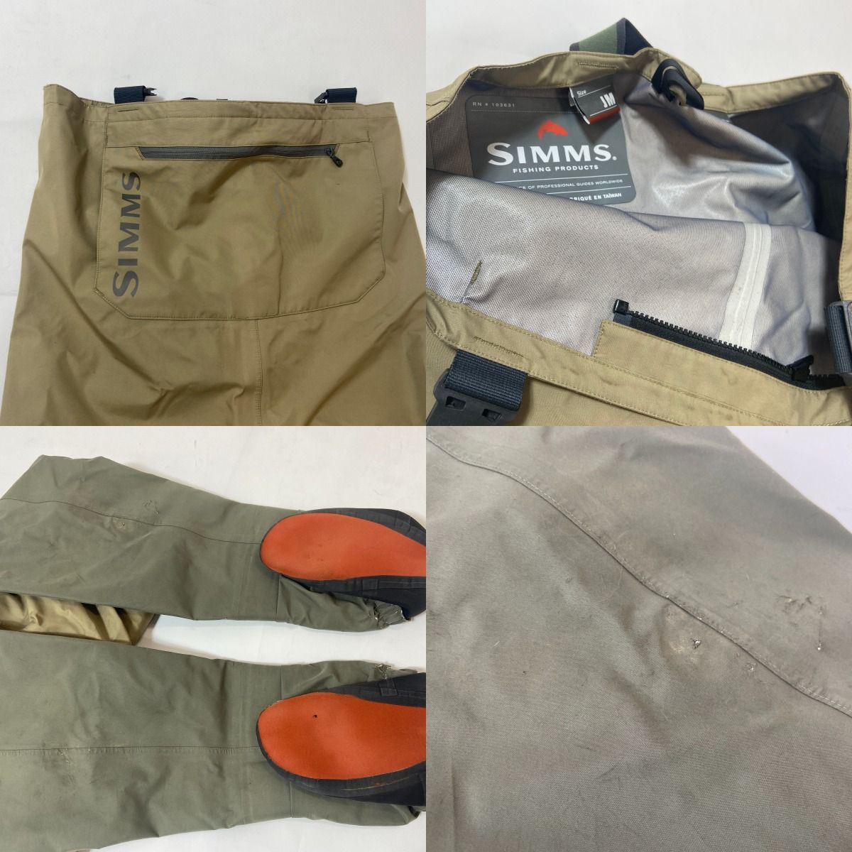 ΨΨSIMMS 釣り小物 ウェーダー トリビュータリー ストッキングフット