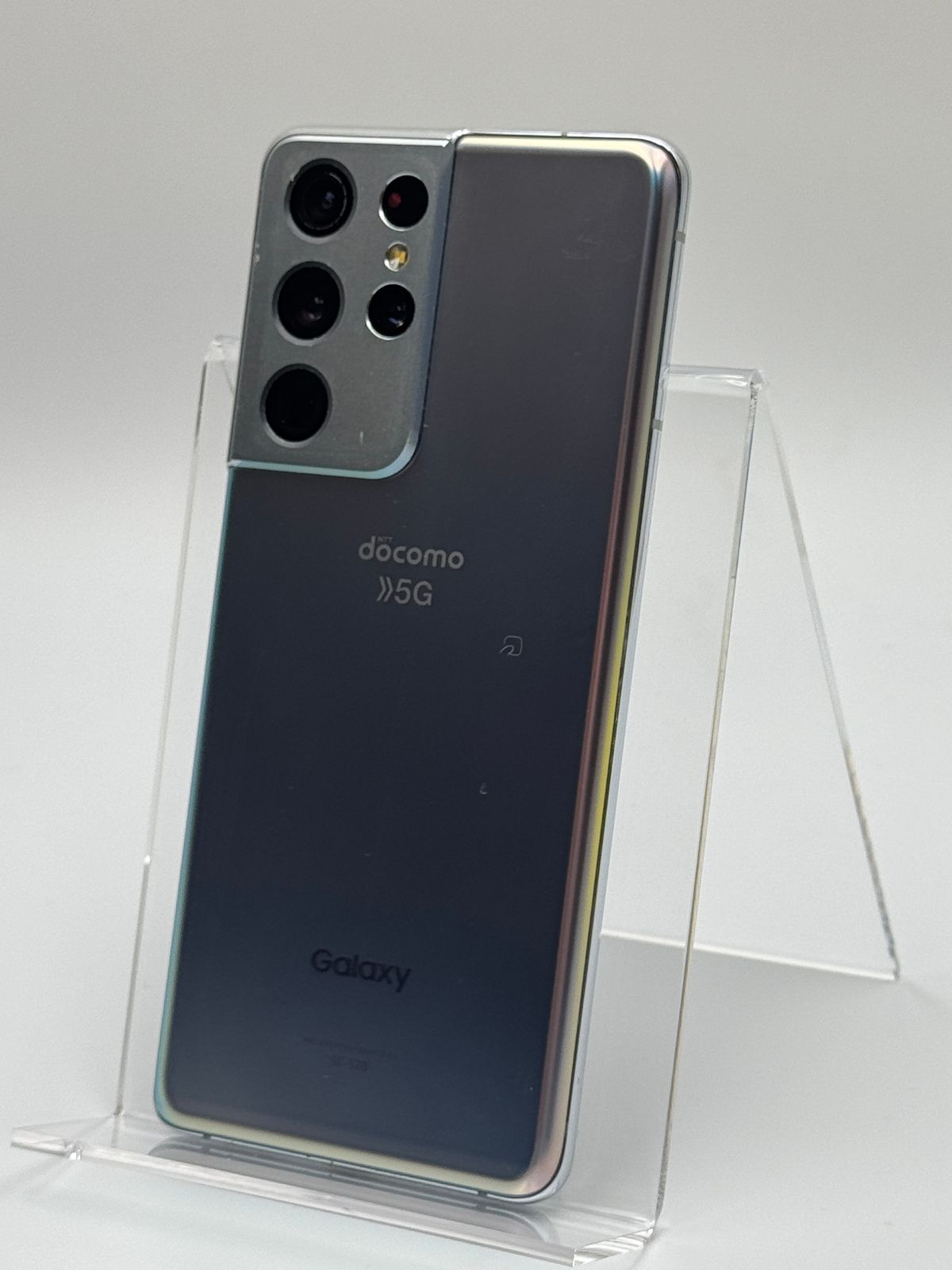 中古D】Galaxy S21 Ultra 5G SC-52B ファントムシルバー SIMフリー 白