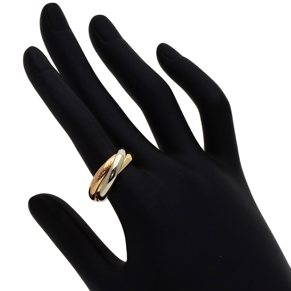 CARTIER カルティエ トリニティ #55 リング・指輪 K18YG K18PG K18WG