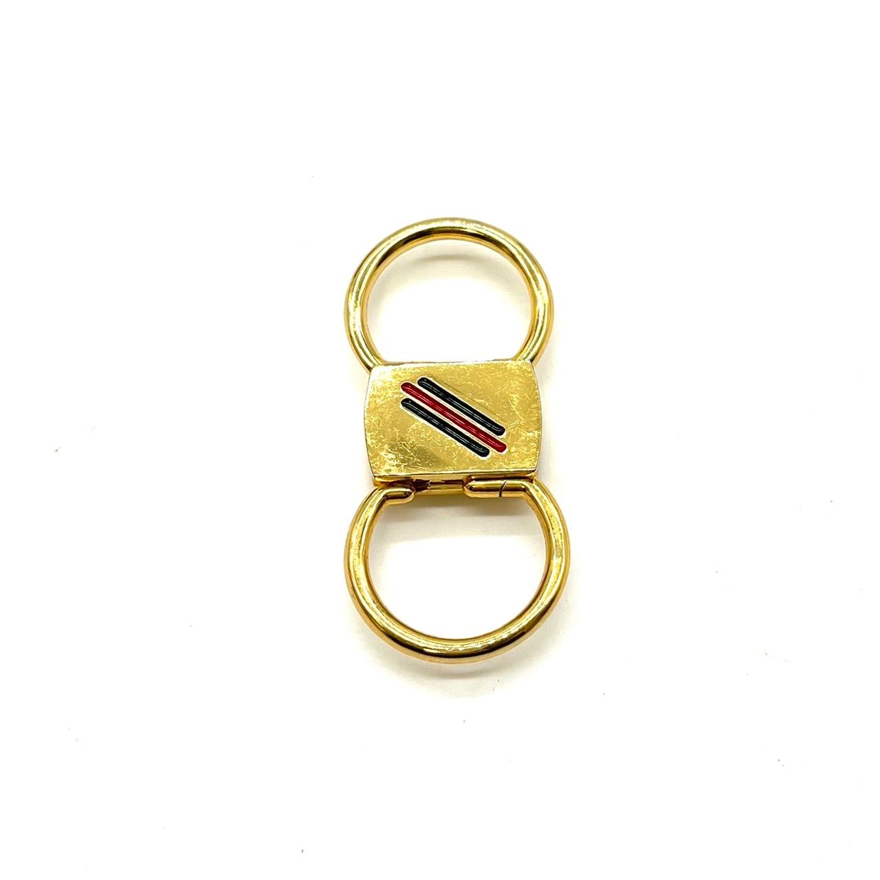 良品】GUCCI vintage keyling sherry line gold parts unisex グッチ