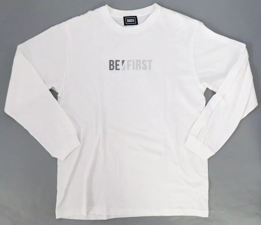 中古】Tシャツ BE：FIRST カラーロゴロングスリーブTシャツ ホワイト L
