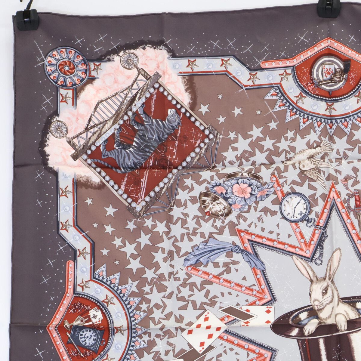 HERMES エルメス 【美品】LA MAGIE マジック ウサギ トランププリント