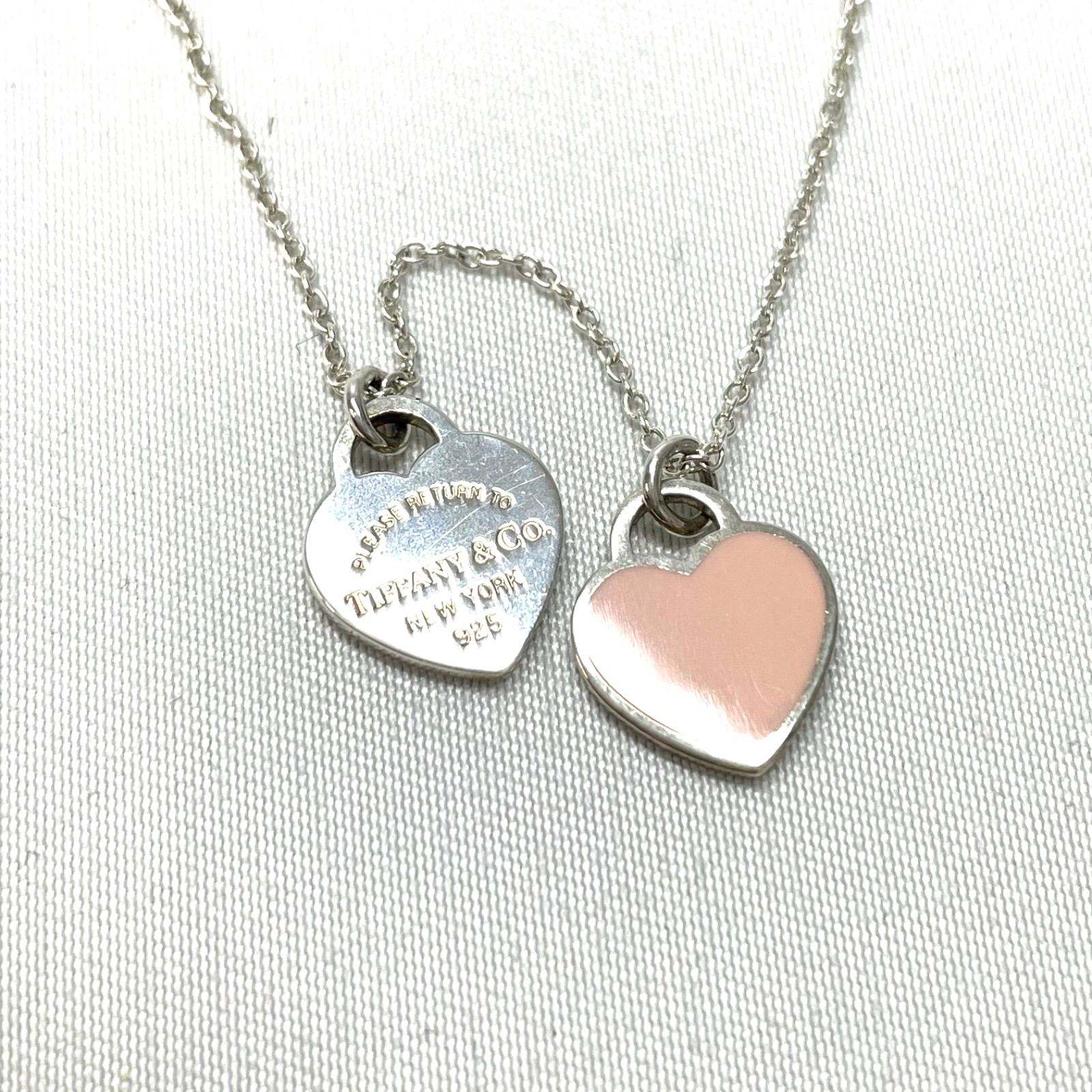 ABランク】 Tiffany ティファニー リターントゥ ダブルハート タグ