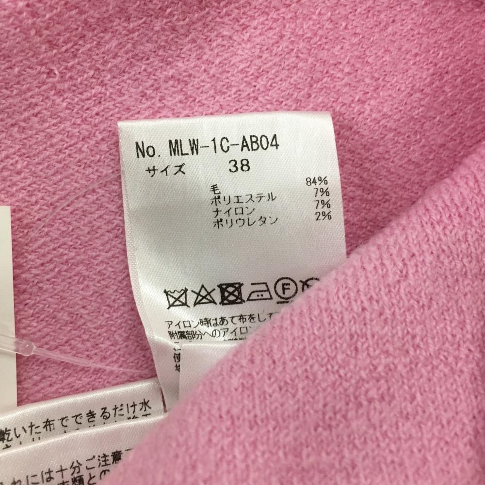 希少 マークアンドロナ ニット ピンク セーター レディース サイズ38