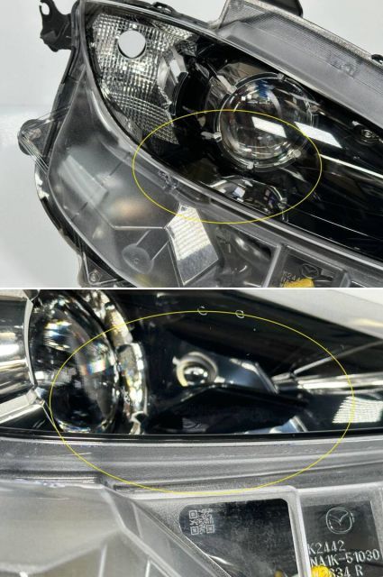 ロードスター ND5RC 後期 純正 右ヘッドライト LED ブラック N316-51