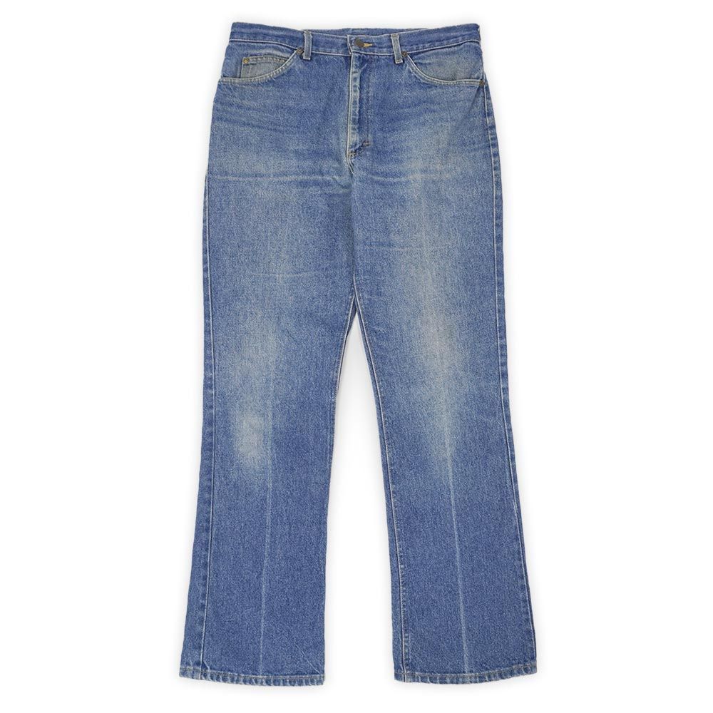 90s USA製 リー Lee ヒゲ落ち ハイウエスト デニム ジーンズ リー Lee 90s 90年代 202-0343 ブーツカット デニムパンツ MADE IN USA