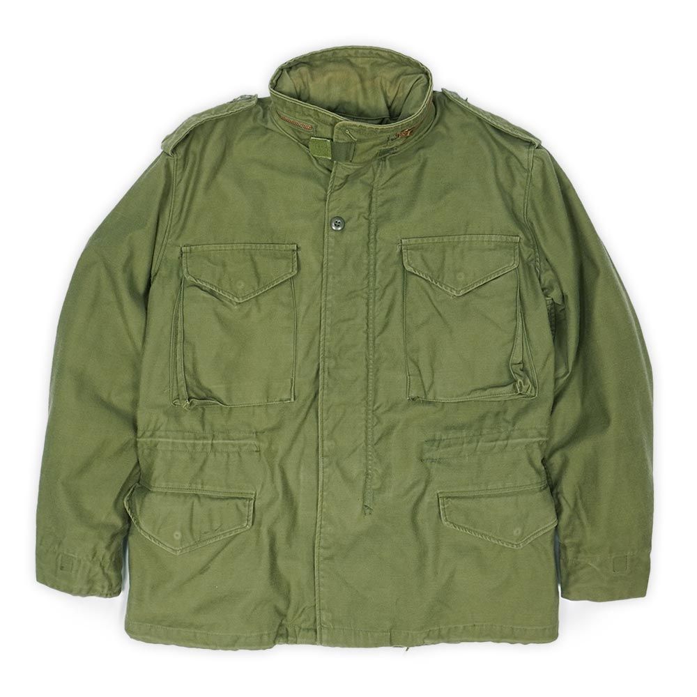 【古着】60s 70s ヴィンテージ ARMY フィールドジャケット USA製 60s-70s USA製 実物 米軍 M-65 2nd フィールド ジャケット M-R程度