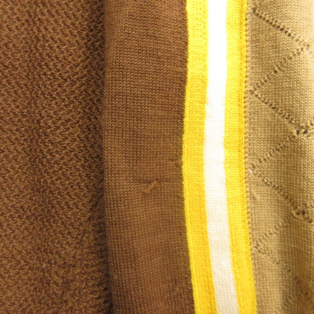 良品 MIU MIU ミュウミュウ ストライプ カーディガン ニット シャツ  