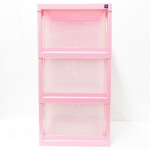 ハローキティ 3段衣装ケース 平成　レトロ 1999年　当時物 キティちゃん 3段衣類収納ケース 平成レトロ キティ サンリオ ハロー