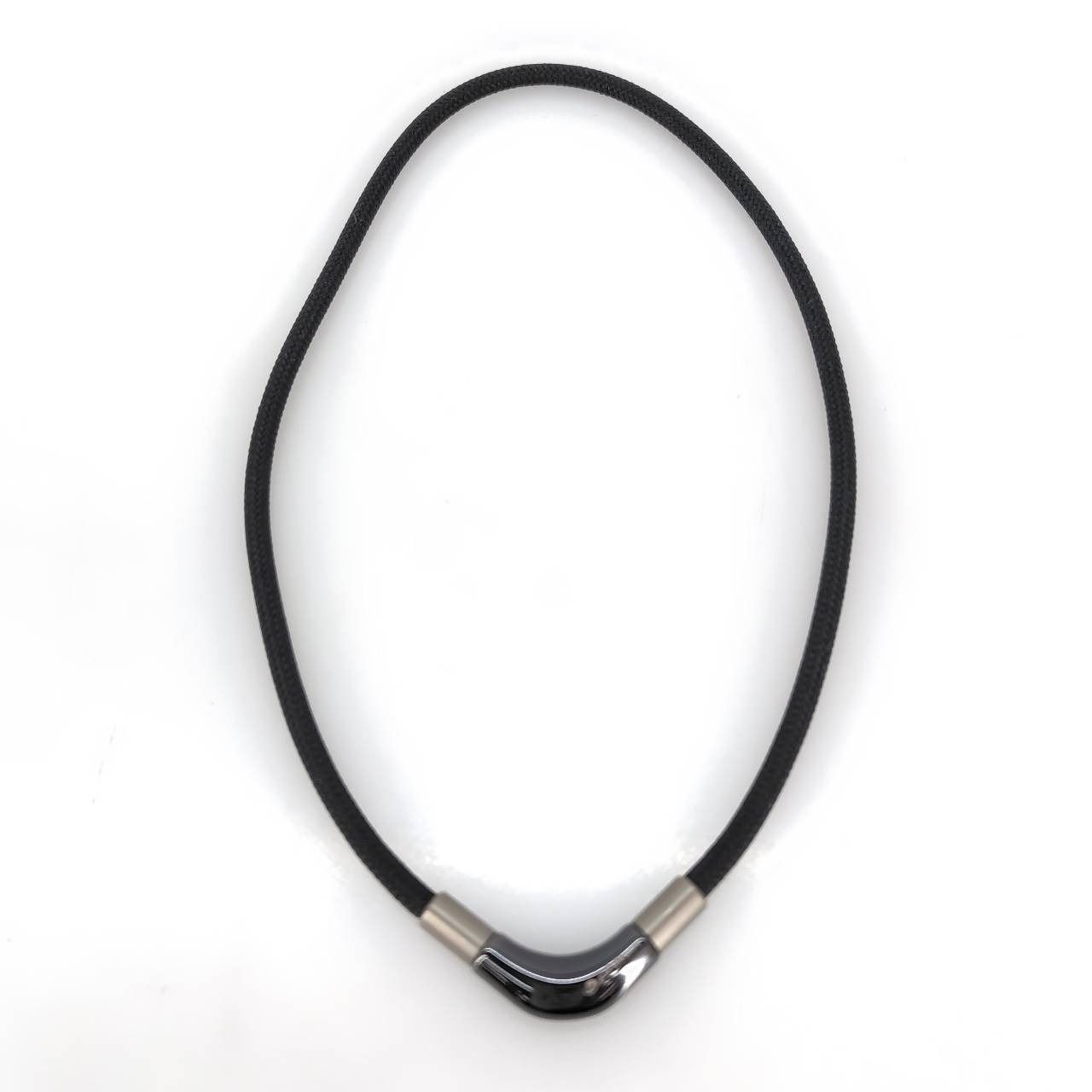 ファイテン RAKUWA ネックX100 チョッパー 50ｃｍ ネックレス ファイテン RAKUWAネックX100 (チョッパーモデル) ブラック 50cm＋