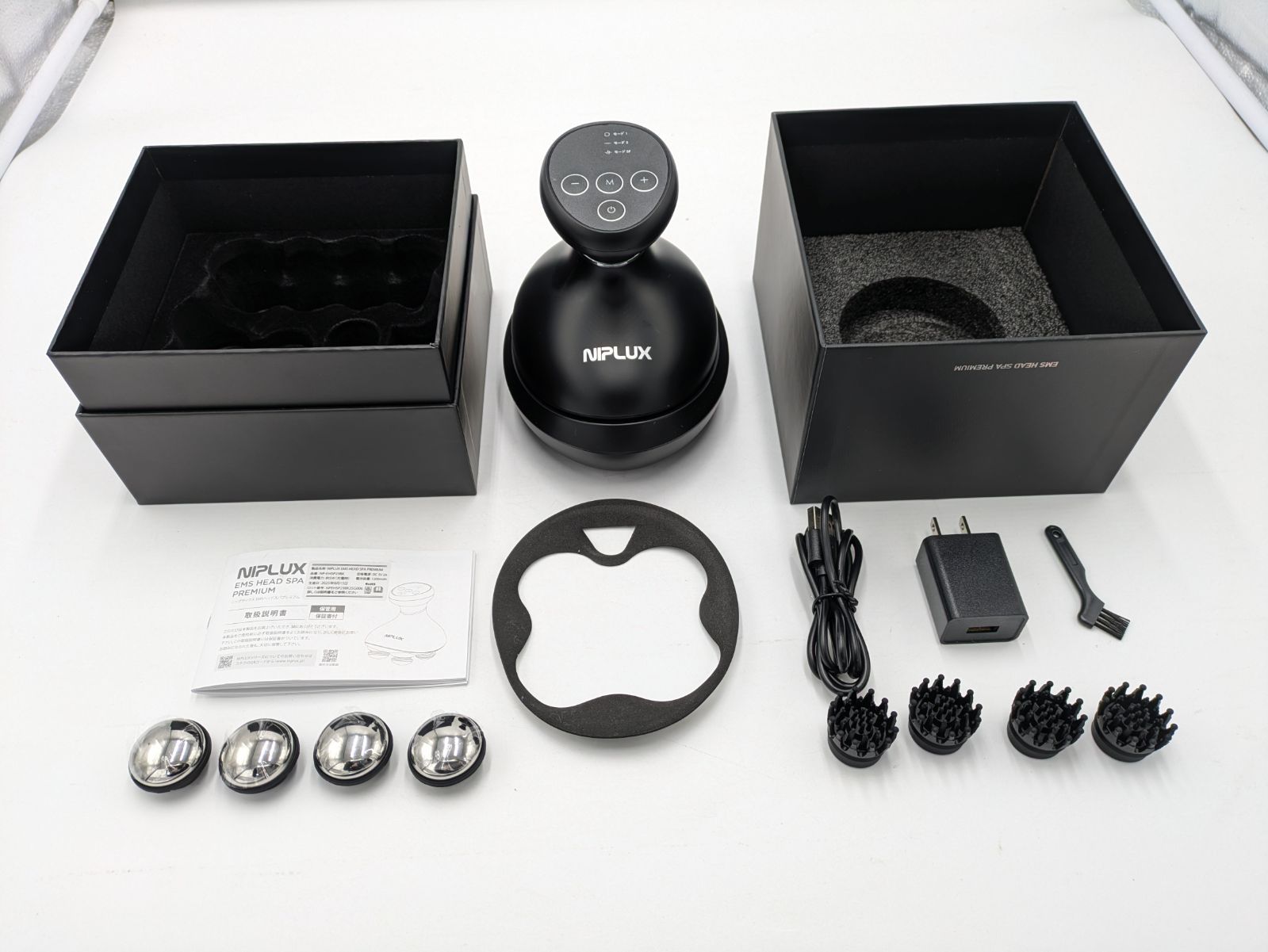 美品】 NIPLUX EMS HEAD SPA PREMIUM ヘッドスパ プレミアム (M887