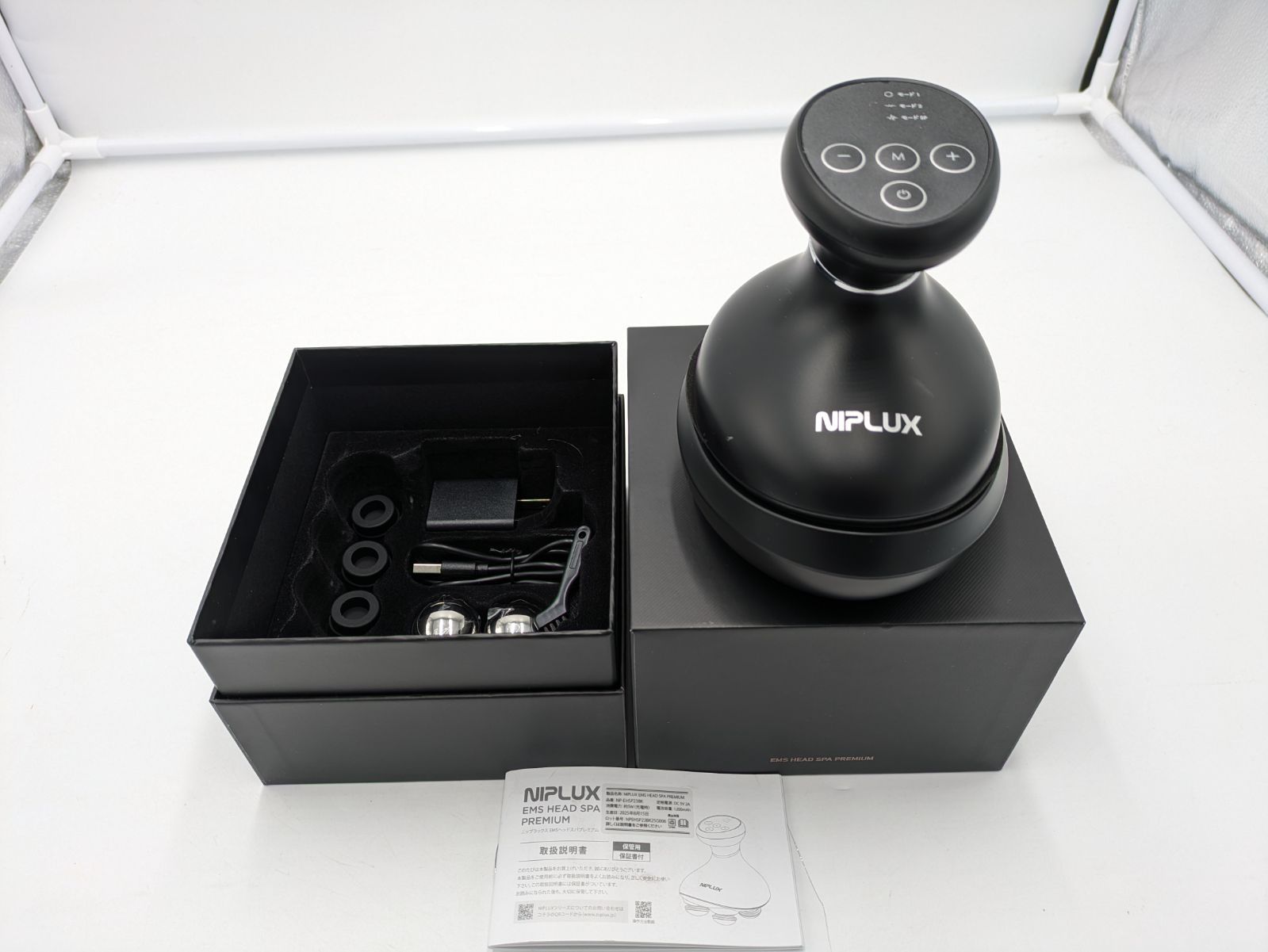 美品】 NIPLUX EMS HEAD SPA PREMIUM ヘッドスパ プレミアム (M887