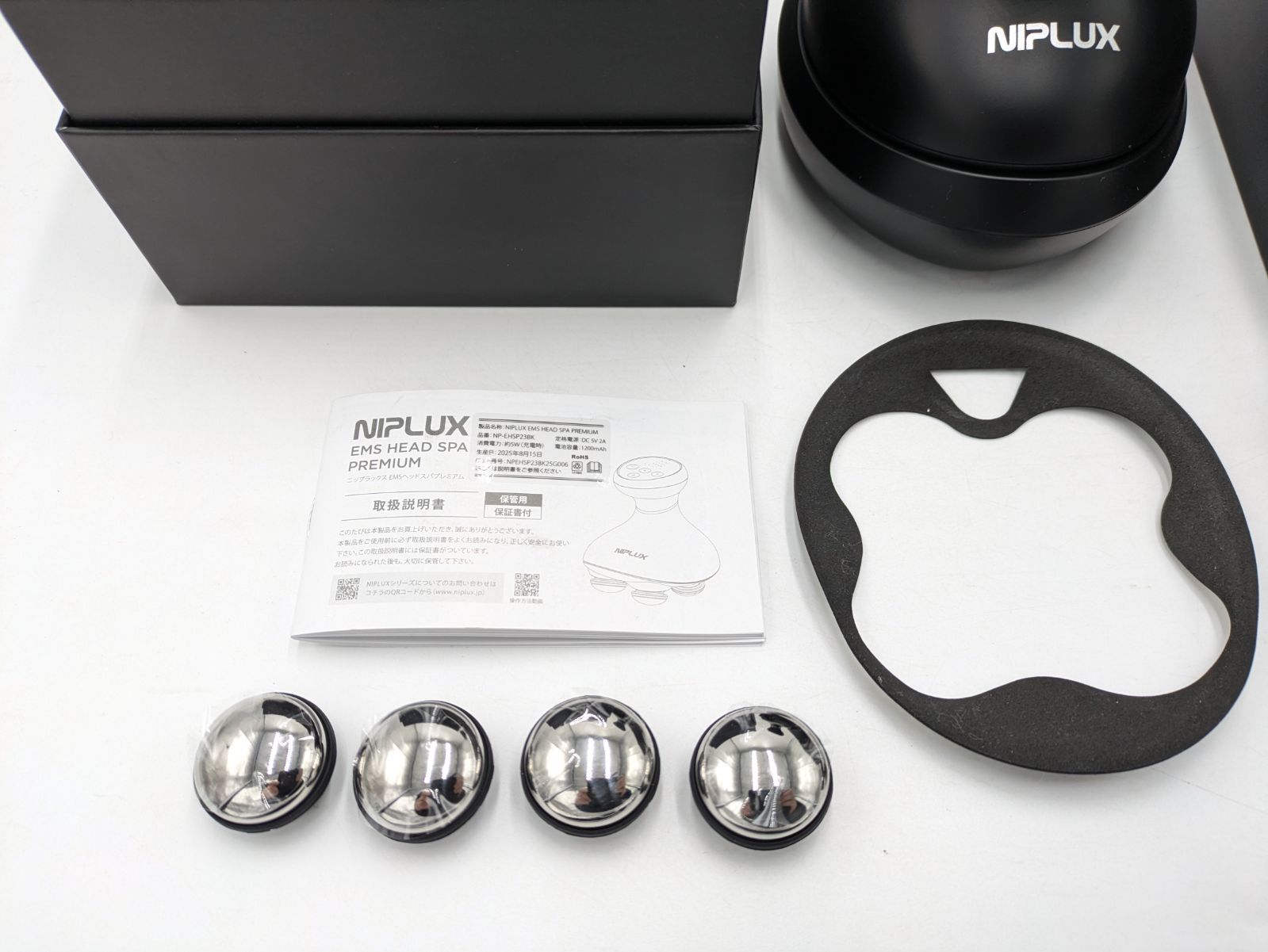 美品】 NIPLUX EMS HEAD SPA PREMIUM ヘッドスパ プレミアム (M887