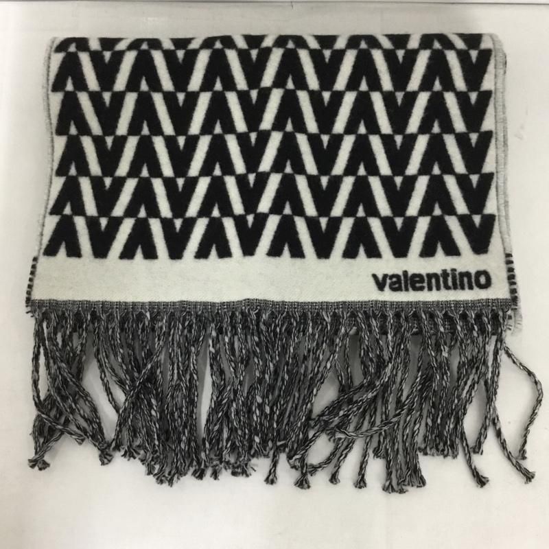VALENTINO ヴァレンティノ マフラー フリンジ Vロゴ 【公式通販】