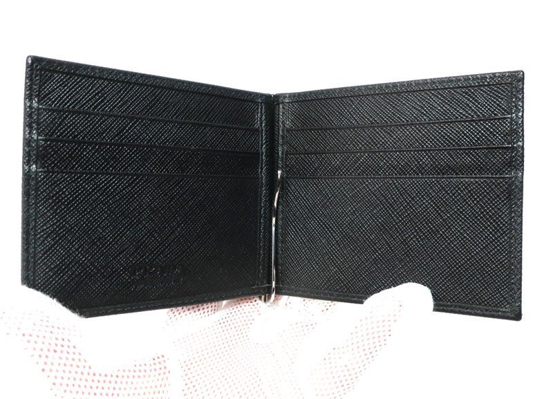 新品未使用/RFID搭載/近年モデル✨PRADA マネークリップ メタルロゴ財布 2025年最新】Yahoo!オークション -マネークリップ プラダの中古品