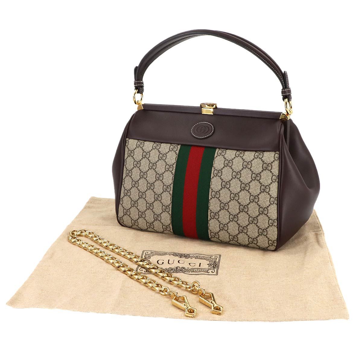 GUCCI グッチ オフィディア GGスプリーム2WAY ハンドショルダーバッグ