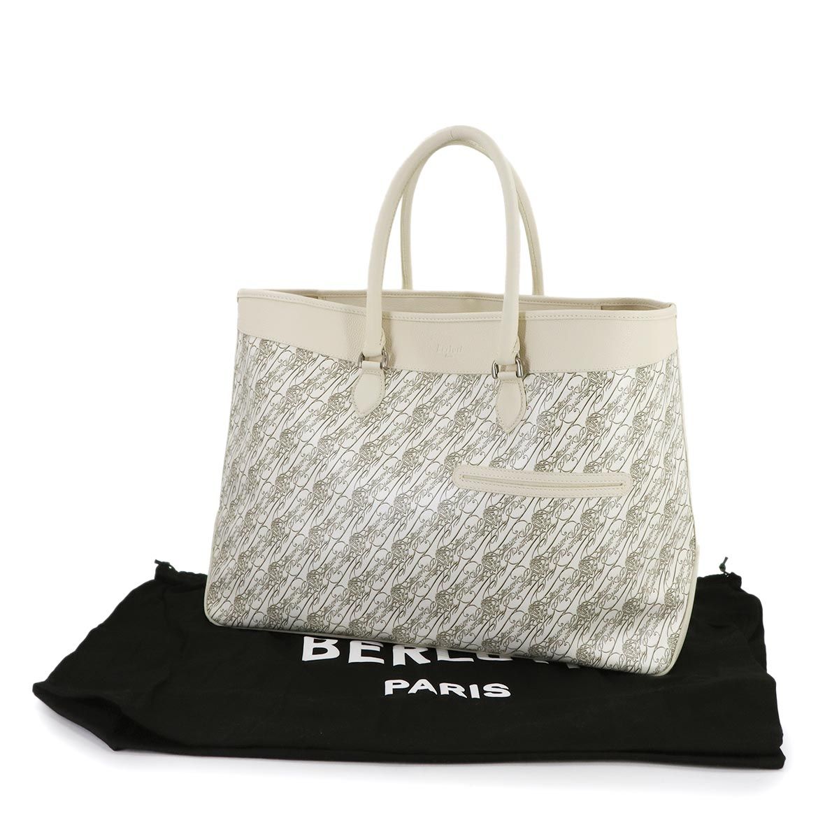 世界に一つ 72万円 ベルルッティ 特注トゥジュール ホワイトレザートートバッグ 世界に一つ 72万円 ベルルッティ 特注トゥジュール ホワイトレザー