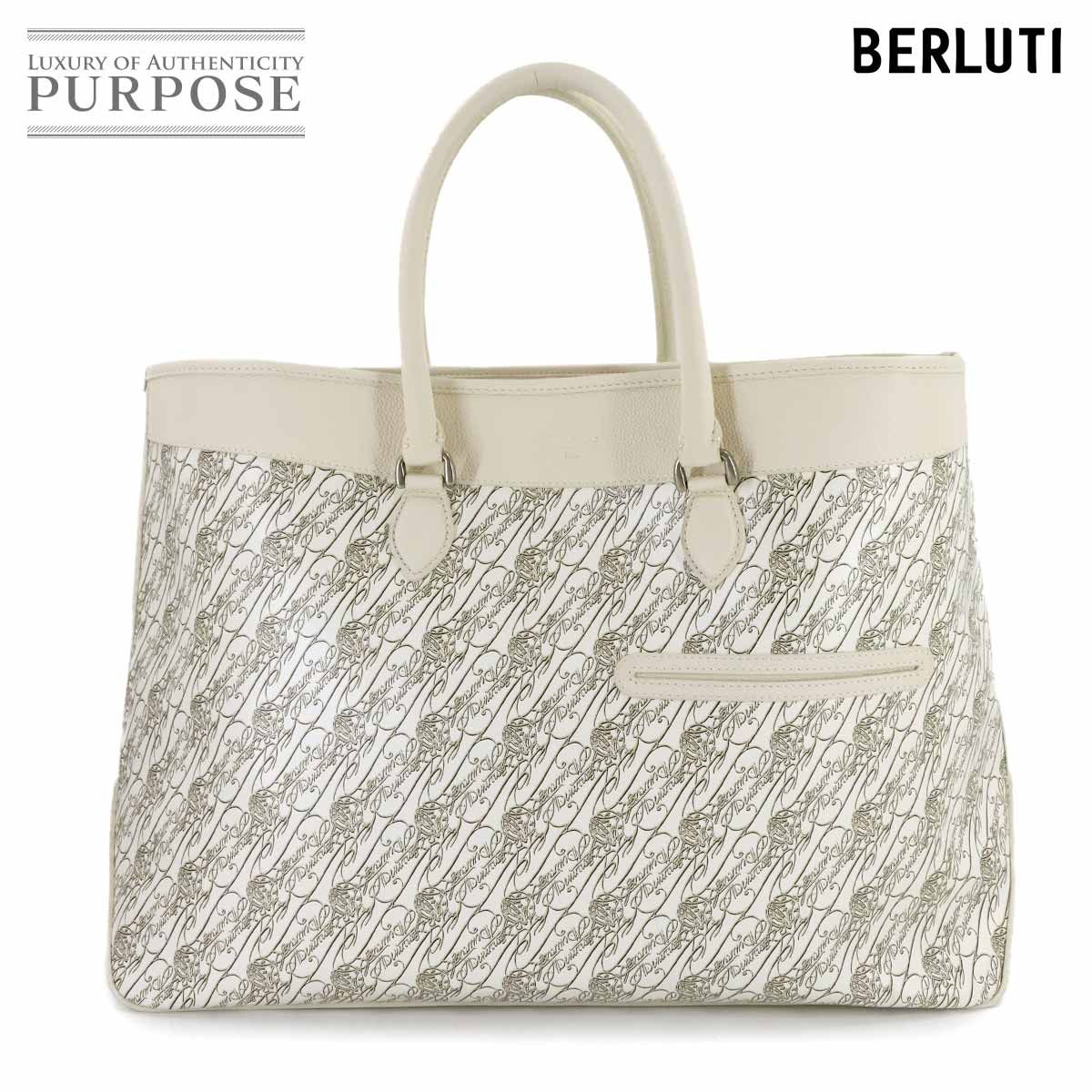 新品同様 ベルルッティ Berluti トゥジュール XL トート バッグ トワル