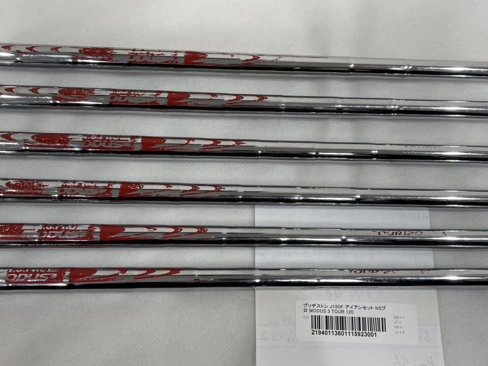 J15DF｜ブリヂストン｜アイアンセット｜NSプロ MODUS 3 TOUR 120｜中古 