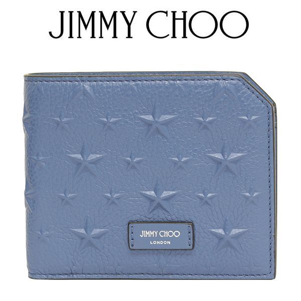 ジミーチュウ ALBANY 二つ折り財布 ネイビー ジミーチュウ ALBANY 二