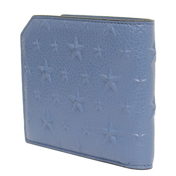 ジミーチュウ　ALBANY 二つ折り財布　ネイビー 新品 ジミーチュウ 財布 メンズ 2つ折り財布 JIMMY CHOO ALBANY EMG