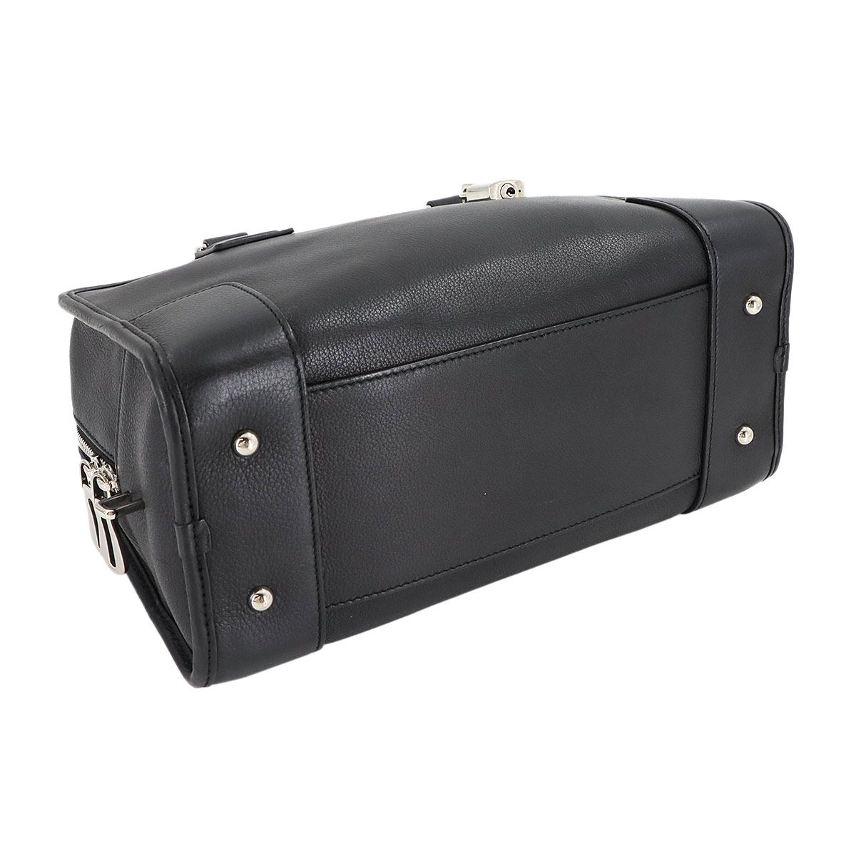 ロエベ LOEWE アマソナ 28 ハンド バッグ レザー ブラック 352.79.A03 