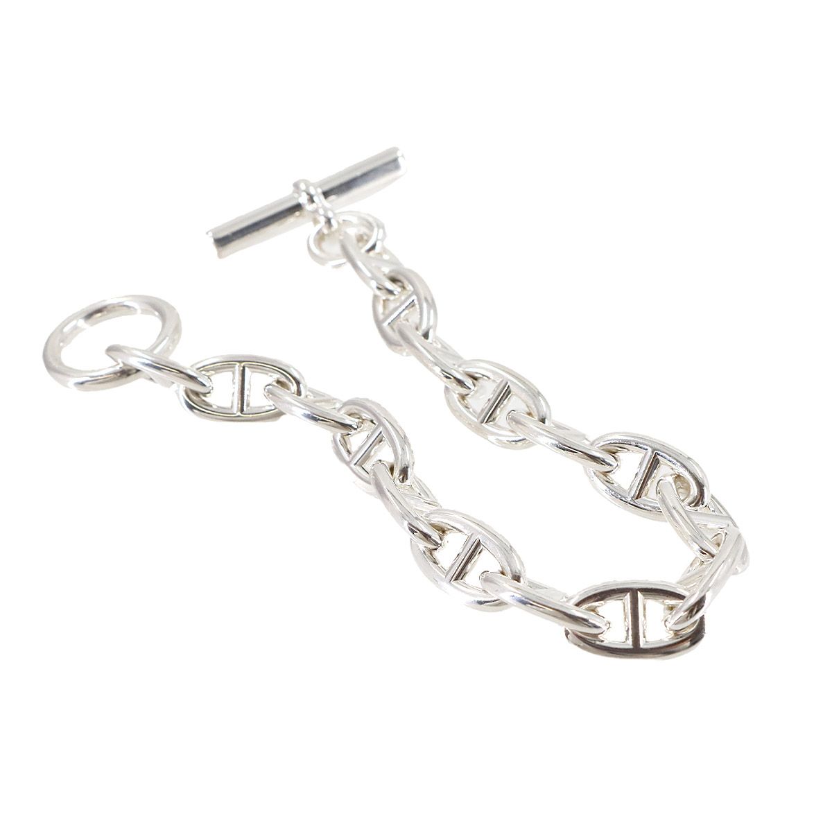 新品同様 エルメス HERMES シェーヌダンクル GM ブレスレット 16コマ