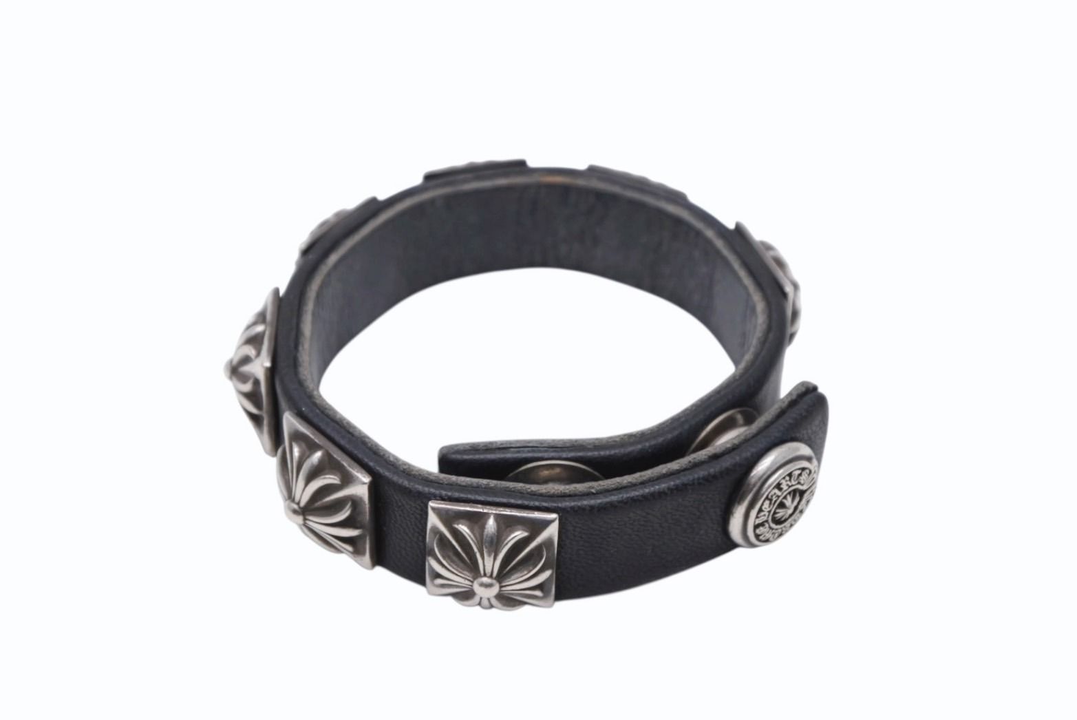 CHROME HEARTS クロムハーツ PYRAMID STUDS ピラミッドスタッズ レザー