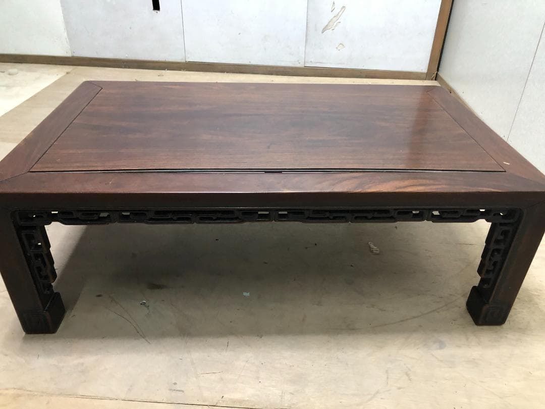 昭和レトロ 古家具 銘木 欅 座卓 ちゃぶ台 センターテーブル