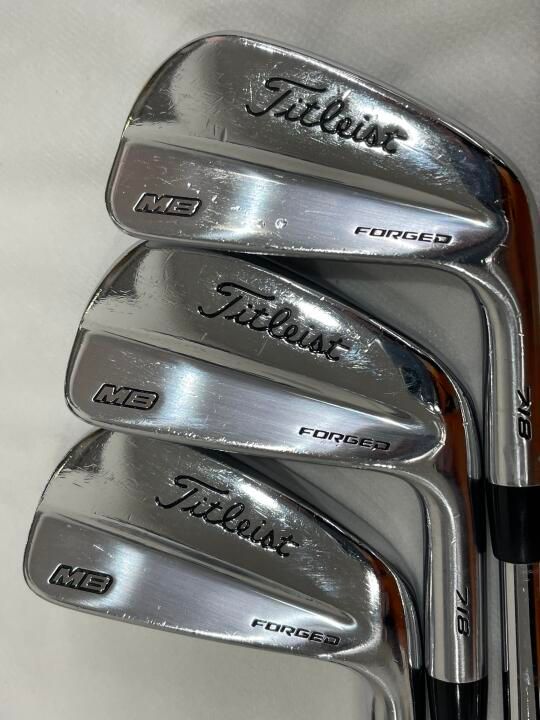 タイトリスト MB 718 AMT TOUR WHITE S200フレックス アイアンセット