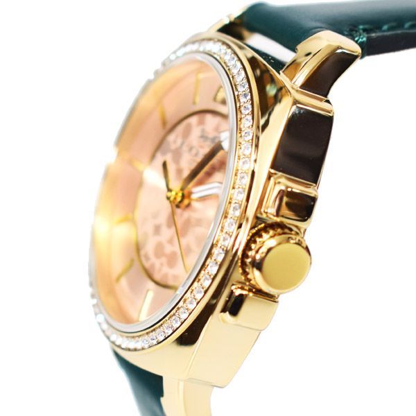 コーチ 時計 COACH ラインストーン レザー シグネチャー ボーイ