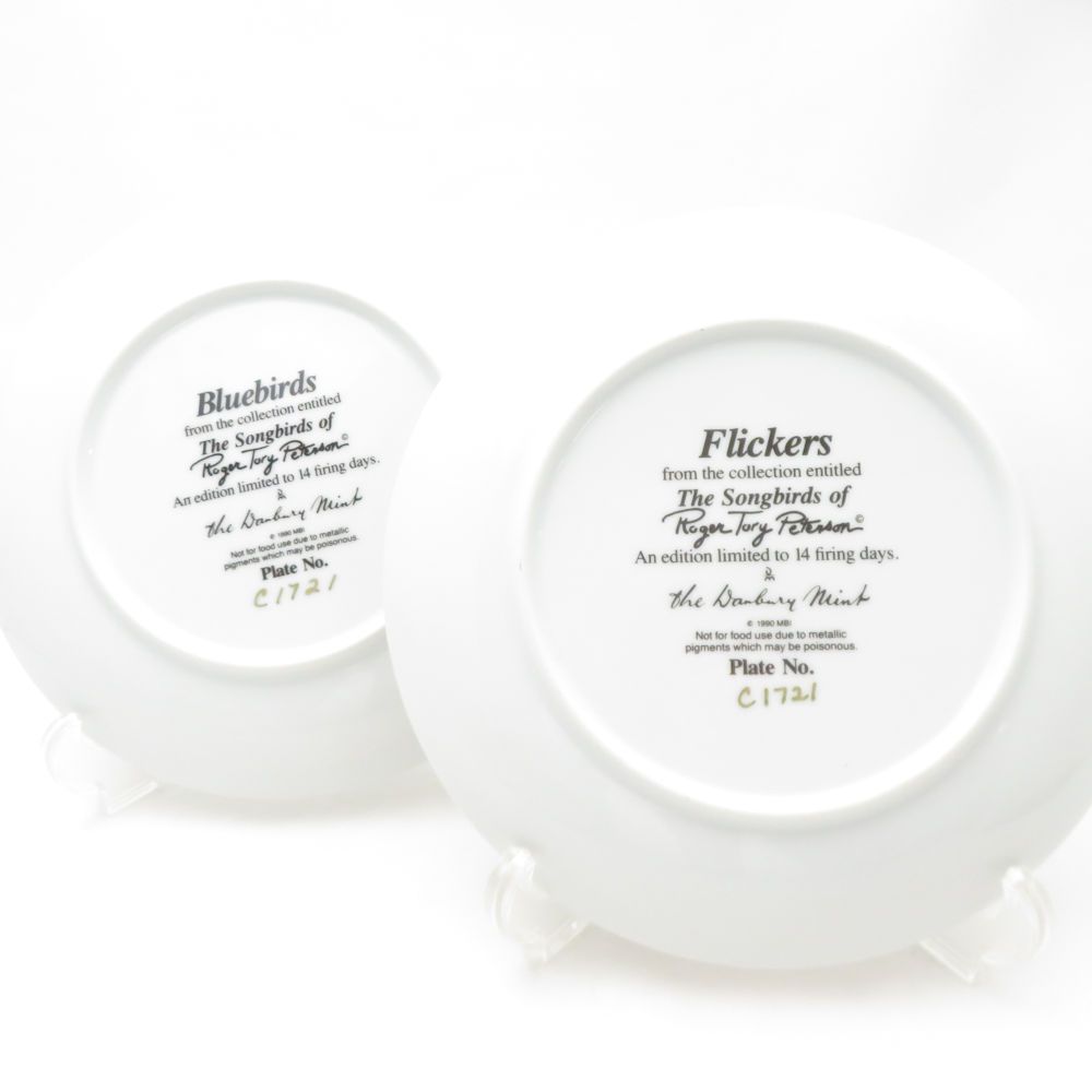 未使用 FRANKLIN PORCELAIN フランクリンポーセリン 世界の鳴き鳥 飾り