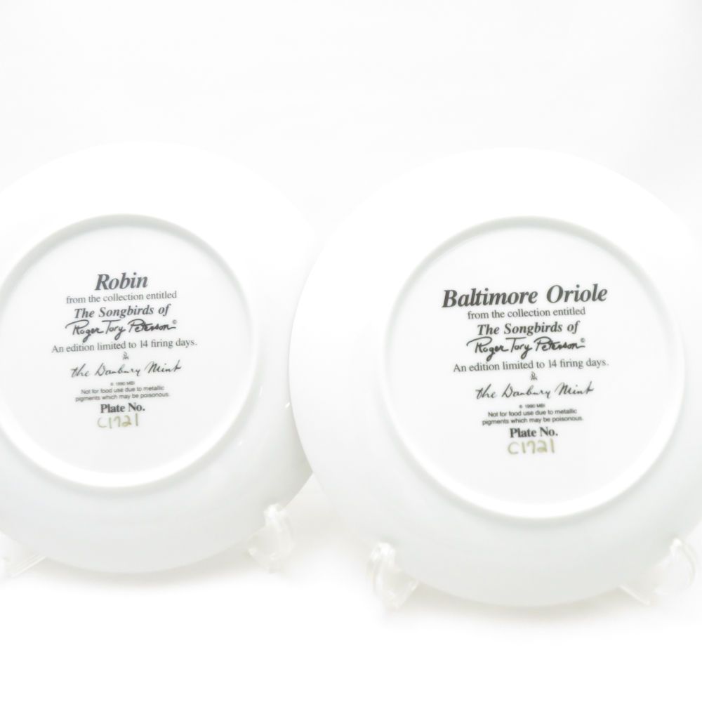 未使用 FRANKLIN PORCELAIN フランクリンポーセリン 世界の鳴き鳥 飾り