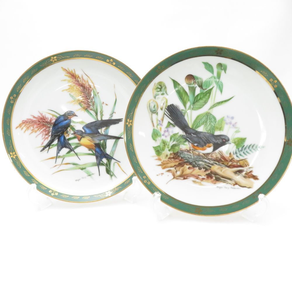 未使用 FRANKLIN PORCELAIN フランクリンポーセリン 世界の鳴き鳥 飾り