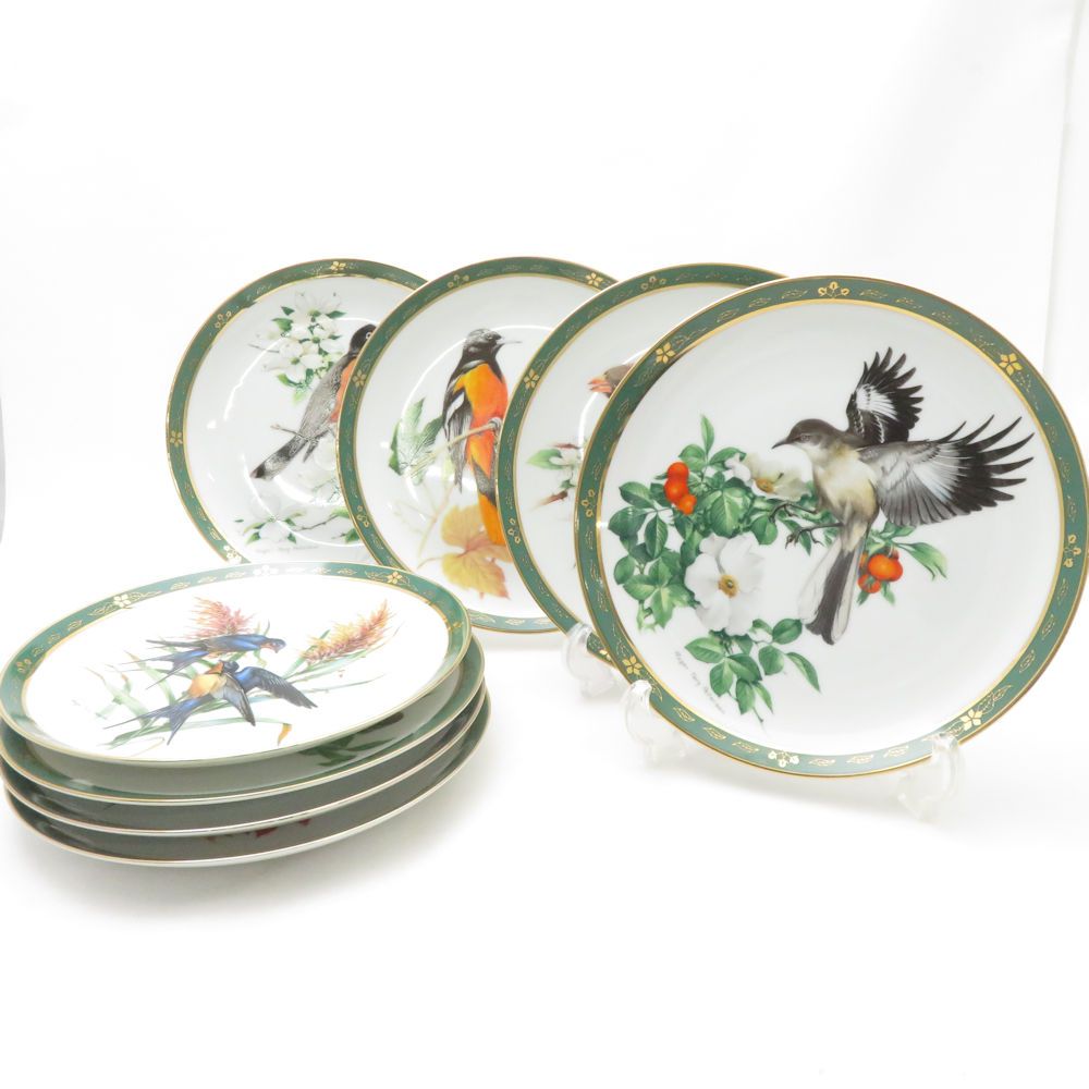 未使用 FRANKLIN PORCELAIN フランクリンポーセリン 世界の鳴き鳥 飾り