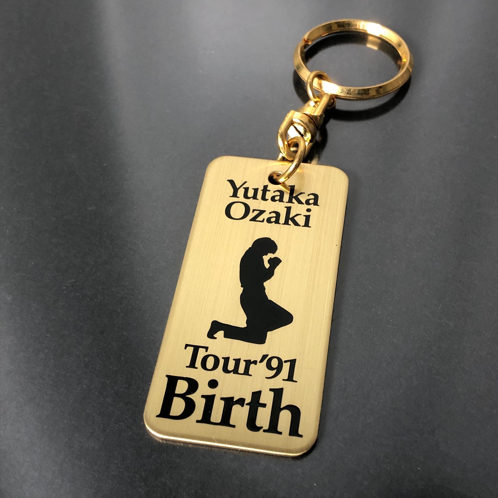 尾崎豊 Tour'91 Birth キーホルダー キーホルダー 尾崎豊 Tour'91 Birth OZAKI BIRTH バース ゴールド