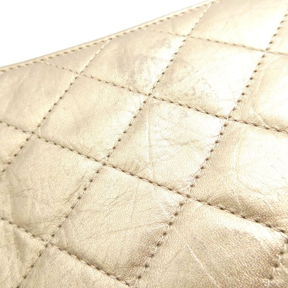 CHANEL シャネル カンボンライン 長財布 ココマーク メタリック サイフ