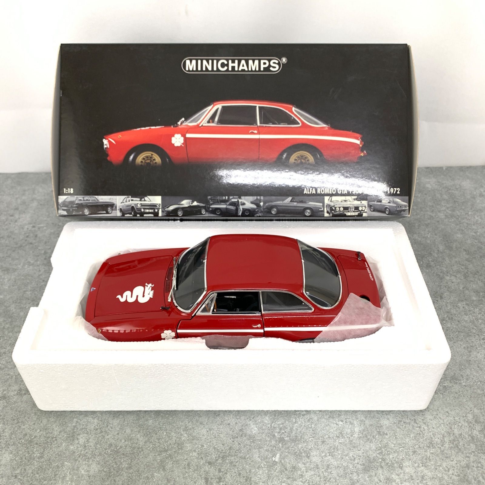 未使用品】MINI CHAMPS ミニチャンプス 1/18 ALFA ROMEO GTA 1300
