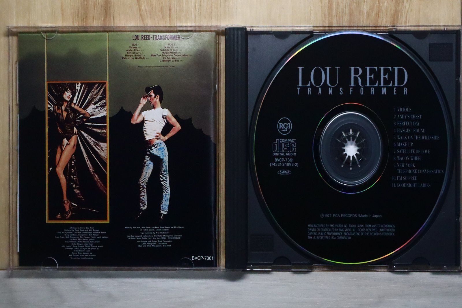 国内盤CD☆ルー・リード/Lou Reed□ トランスフォーマー 【BVCP7361