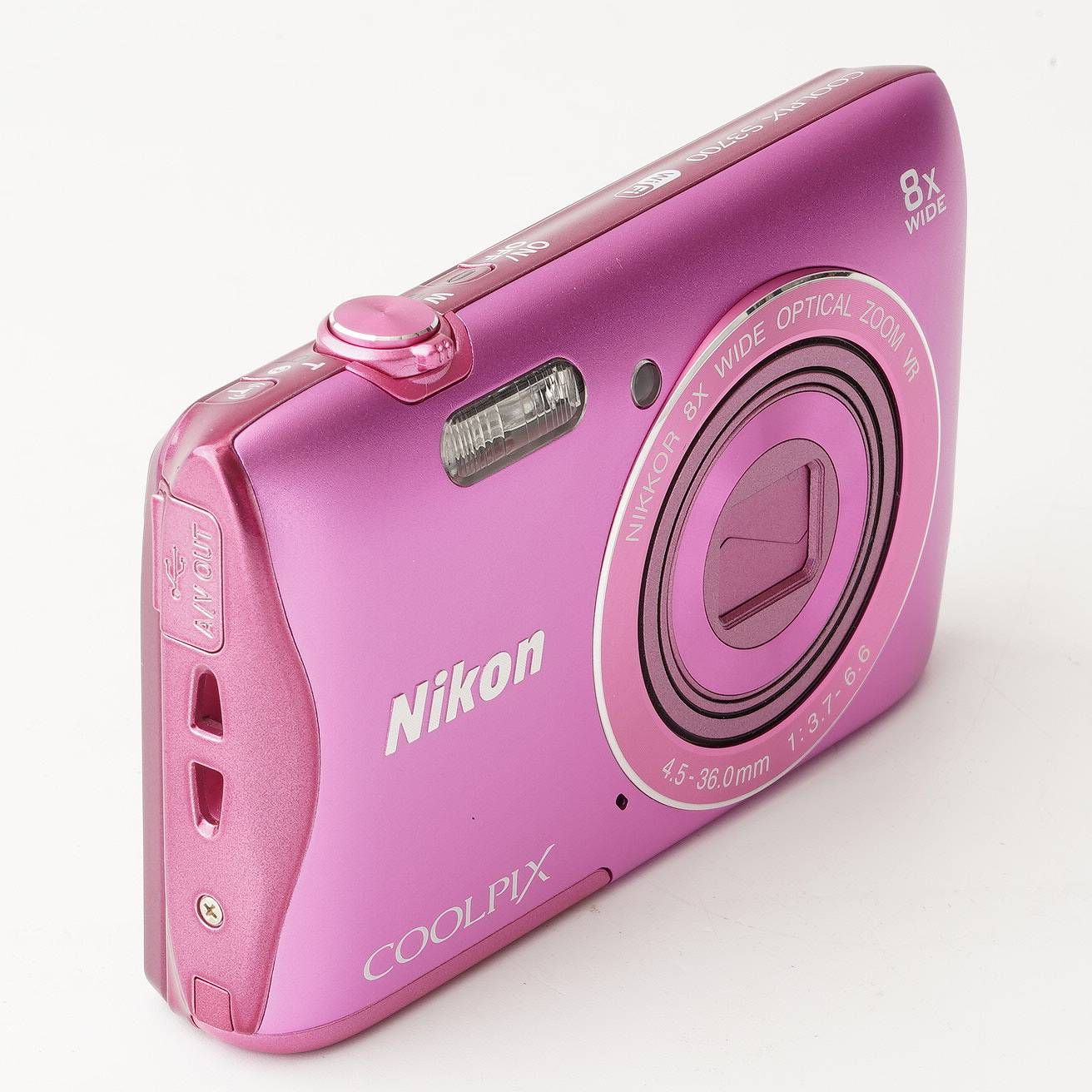 ニコン Nikon COOLPIX S3700 ピンク 8x 光学ズーム - メルカリ