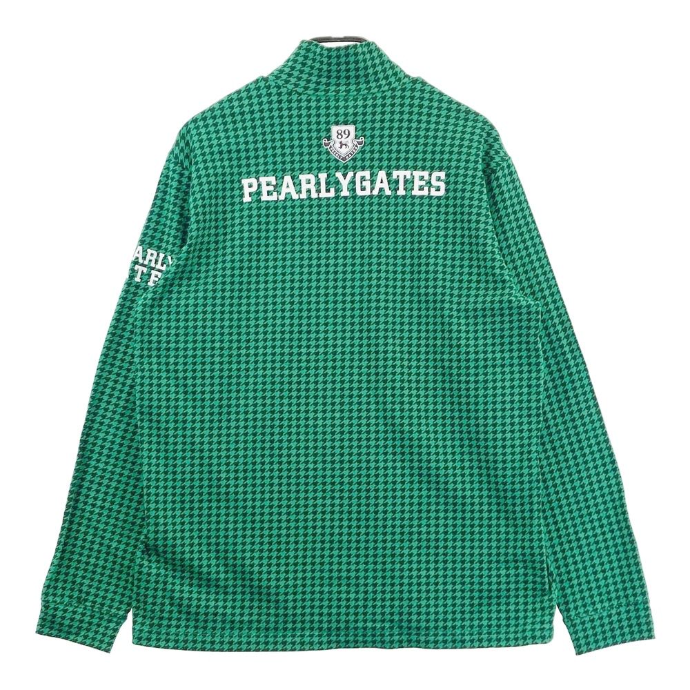 サイズ：7 PEARLY GATES パーリーゲイツ ハイネック 長袖Tシャツ 千鳥