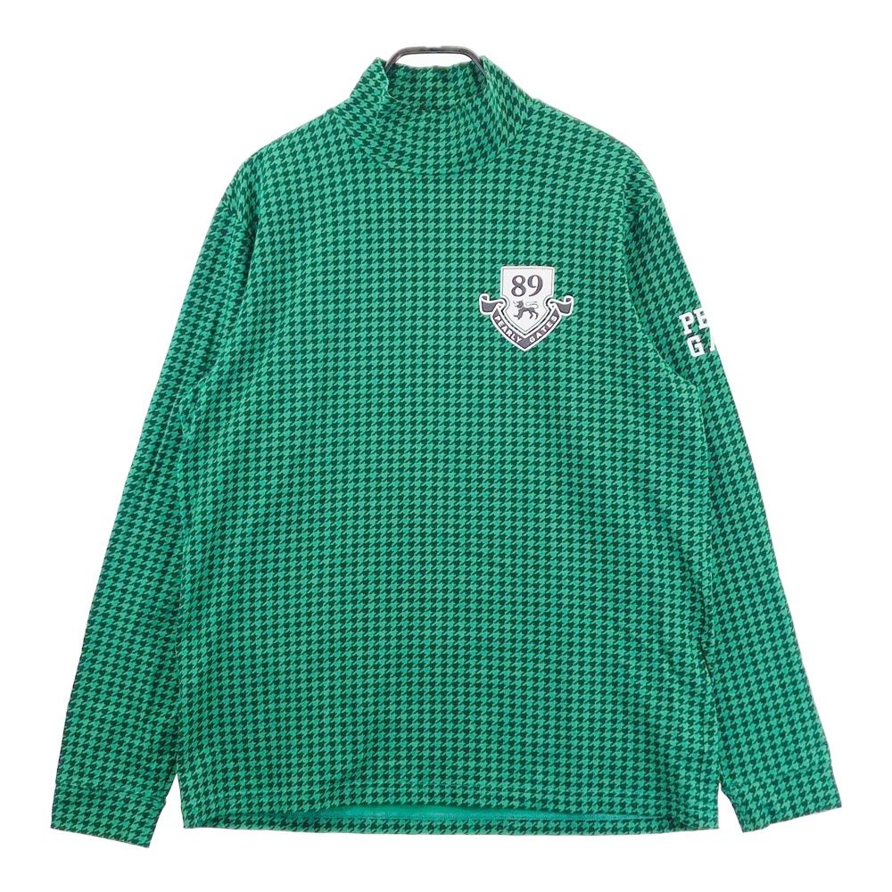 サイズ：7 PEARLY GATES パーリーゲイツ ハイネック 長袖Tシャツ 千鳥