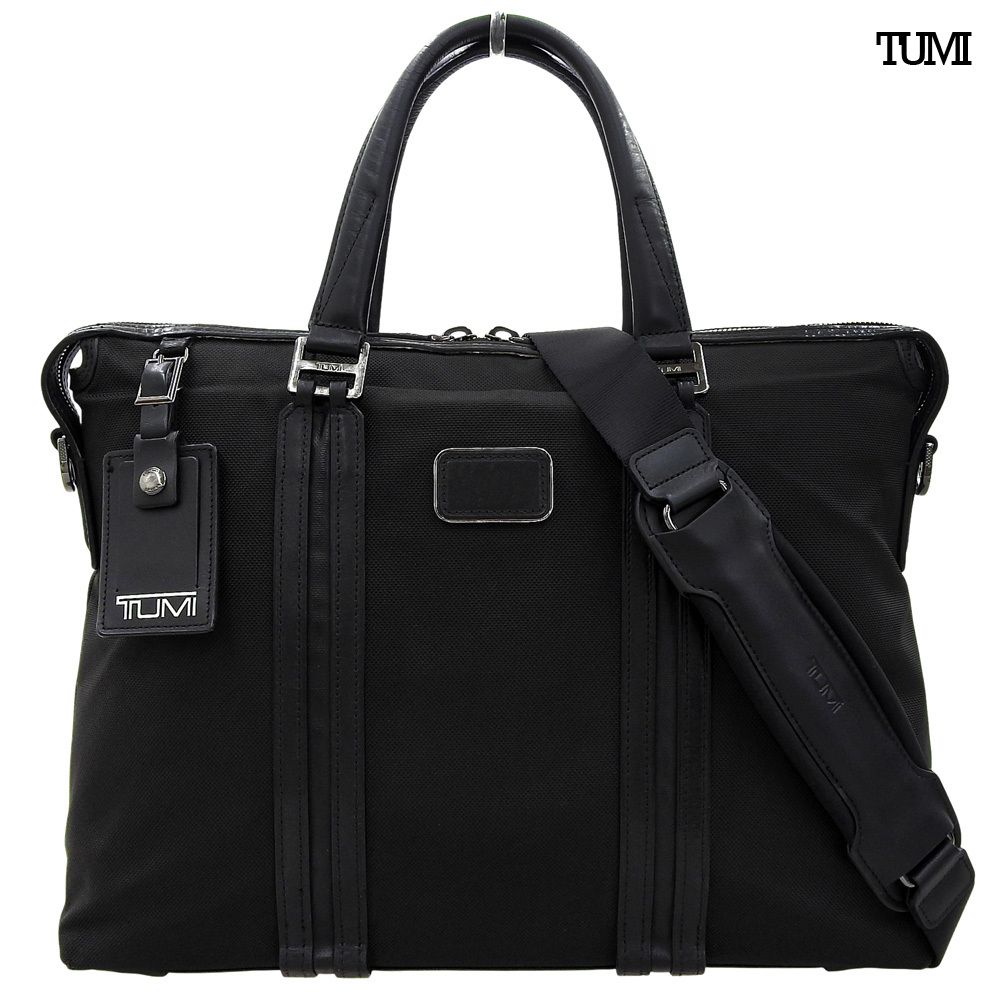 『極美品』TUMI トゥミ　2way ブリーフケース ブラック TUMI - トゥミ ブリーフケース ショルダーバッグ 2WAY メンズ TUMIの