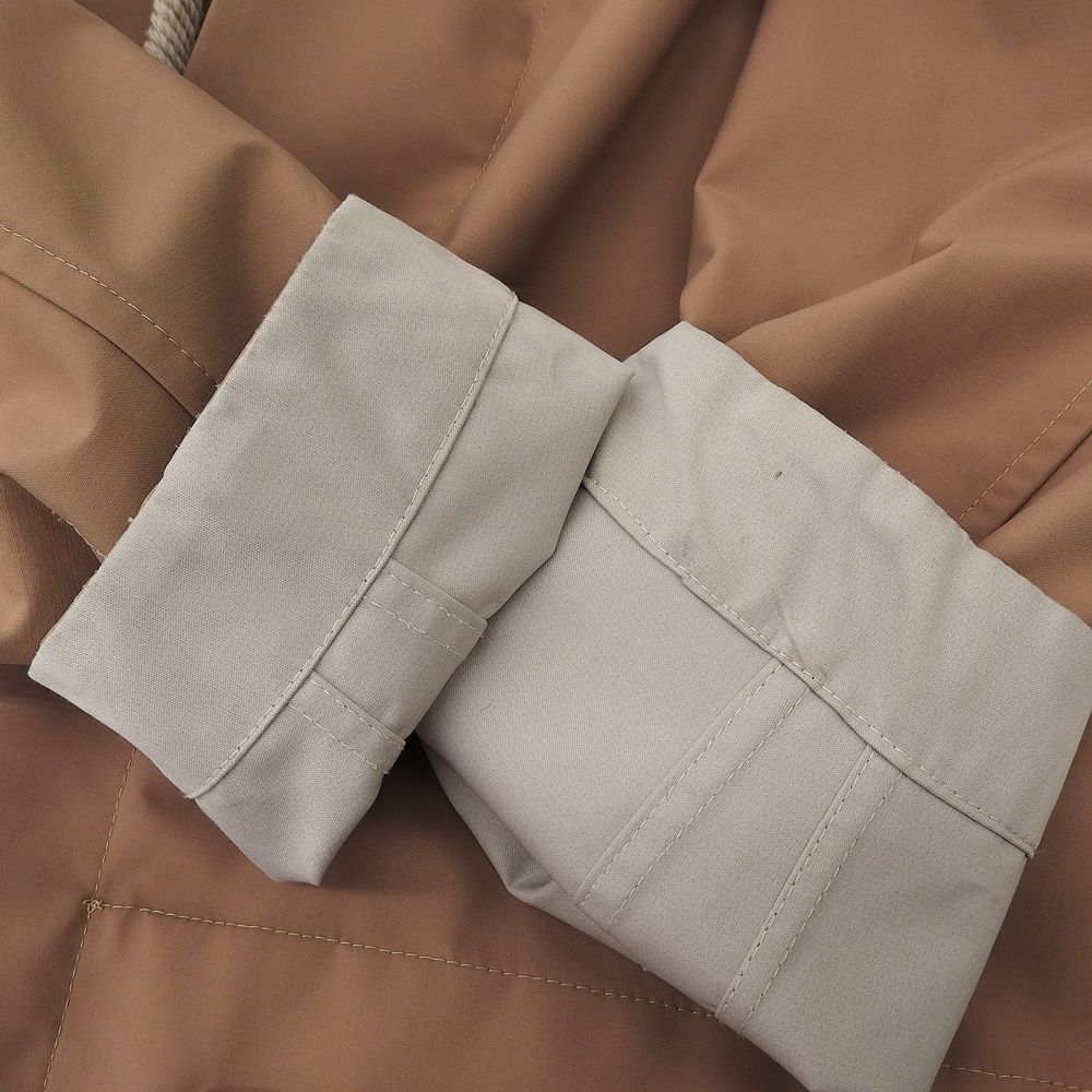 超美品 ムーレー MooRER ウール混ナイロン フーデッドジャケット  