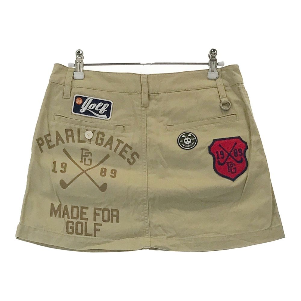 サイズ：0 PEARLY GATES パーリーゲイツ スカート ベージュ系